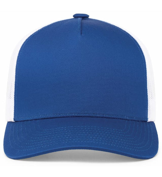 Gorra Trucker Perfil Medio 105C Azul Royal | Blanco