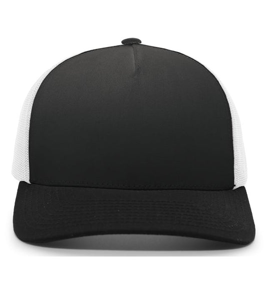 Gorra Trucker Perfil Medio 105C Negro | Blanco