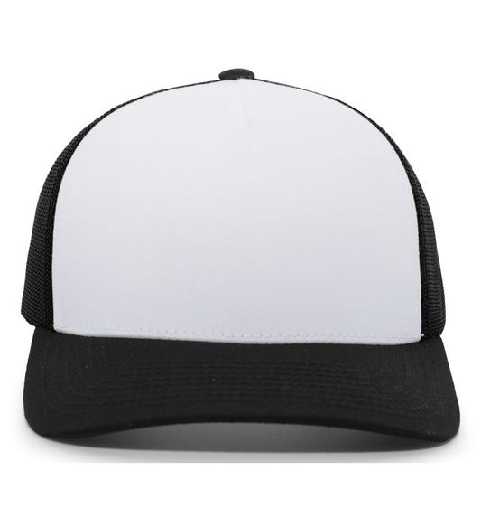 Gorra Trucker Perfil Medio 105C Blanco | Negro