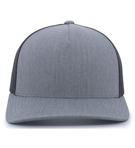 Gorra Trucker Perfil Medio 105C Heather Gray | Lt. Charcoal