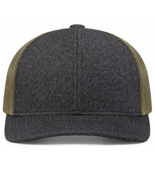 Gorra Trucker de Perfil Bajo con Mezcla de Diferentes Tonos 210C