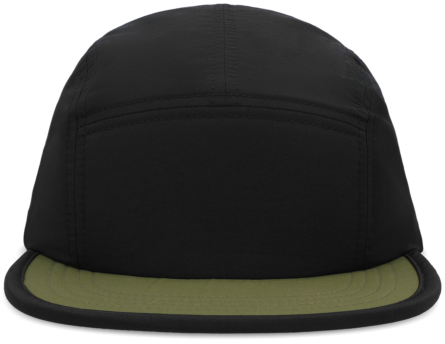Packable Camper Hat Negra | Verde Oliva