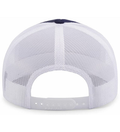 Gorra Trucker Perfil Medio 105C Navy | Blanco
