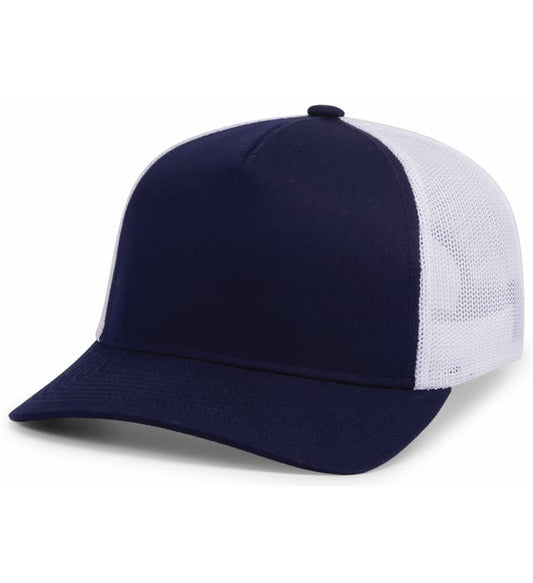 Gorra Trucker Perfil Medio 105C Navy | Blanco