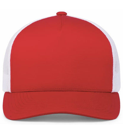 Gorra Trucker Perfil Medio 105C Rojo | Blanco