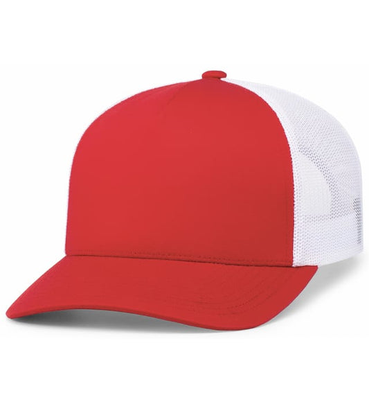 Gorra Trucker Perfil Medio 105C Rojo | Blanco