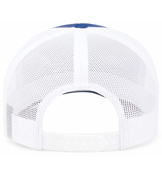 Gorra Trucker Perfil Medio 105C Azul Royal | Blanco
