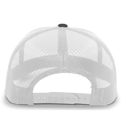 Gorra Trucker Perfil Medio 105C Navy | Blanco
