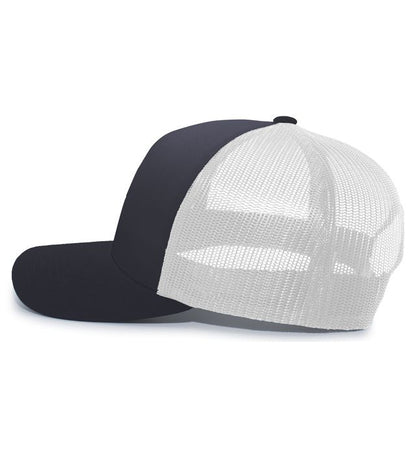 Gorra Trucker Perfil Medio 105C Navy | Blanco