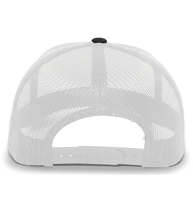 Gorra Trucker Perfil Medio 105C Negro | Blanco