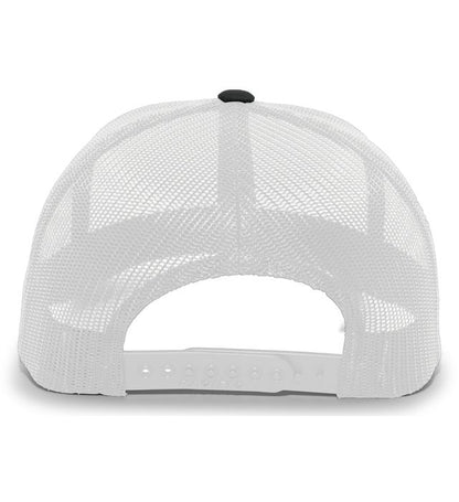 Gorra Trucker Perfil Medio 105C Negro | Blanco