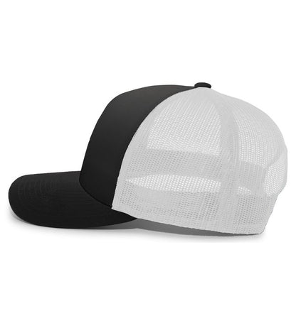 Gorra Trucker Perfil Medio 105C Negro | Blanco