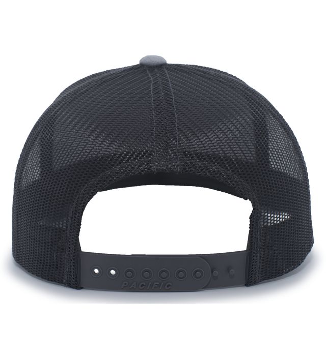 Gorra Trucker Perfil Medio 105C Heather Gray | Lt. Charcoal