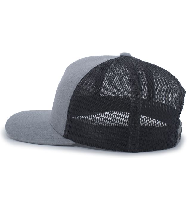 Gorra Trucker Perfil Medio 105C Heather Gray | Lt. Charcoal