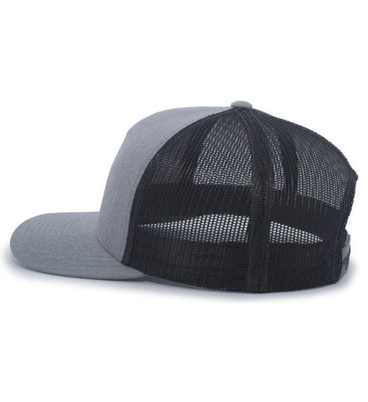 Gorra Trucker Perfil Medio 105C Heather Gray | Lt. Charcoal