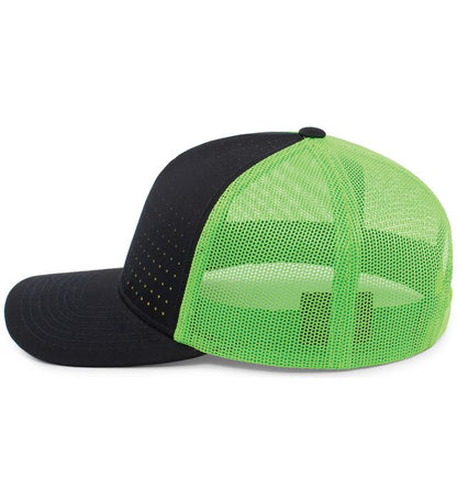Gorra Trucker Snapback de 5 Paneles Perforada 105P