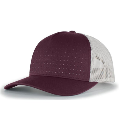 Gorra Trucker Snapback de 5 Paneles Perforada 105P