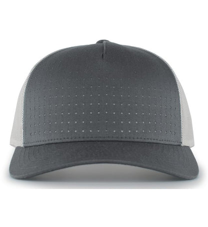 Gorra Trucker Snapback de 5 Paneles Perforada 105P