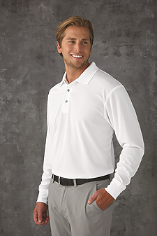 Paragon Microfiber Polo Man Long Sleeve