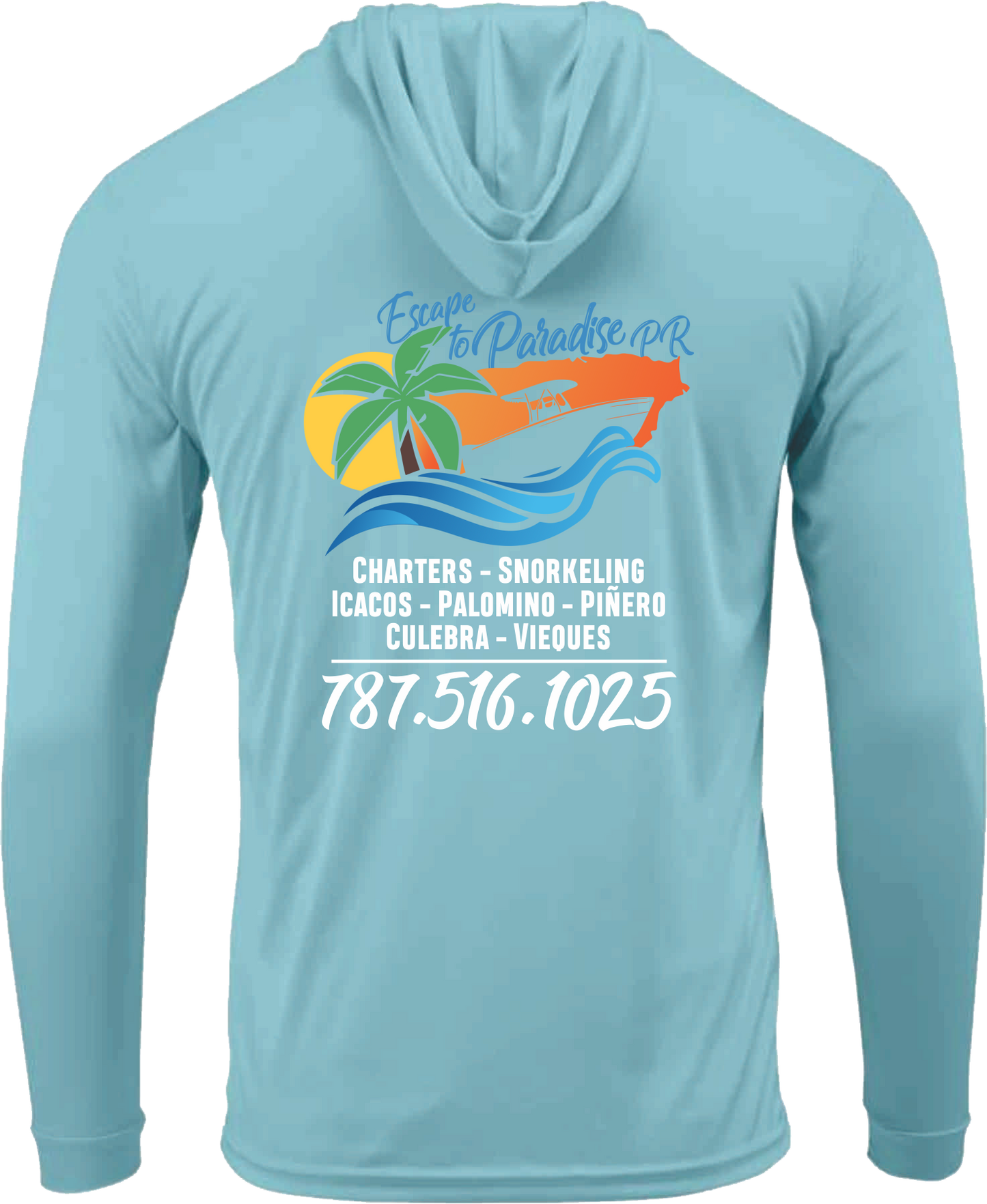 Bahama Hoodie Aqua