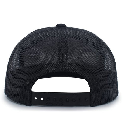6 Panel Arch Trucker Snapback Negro | Heather Gray