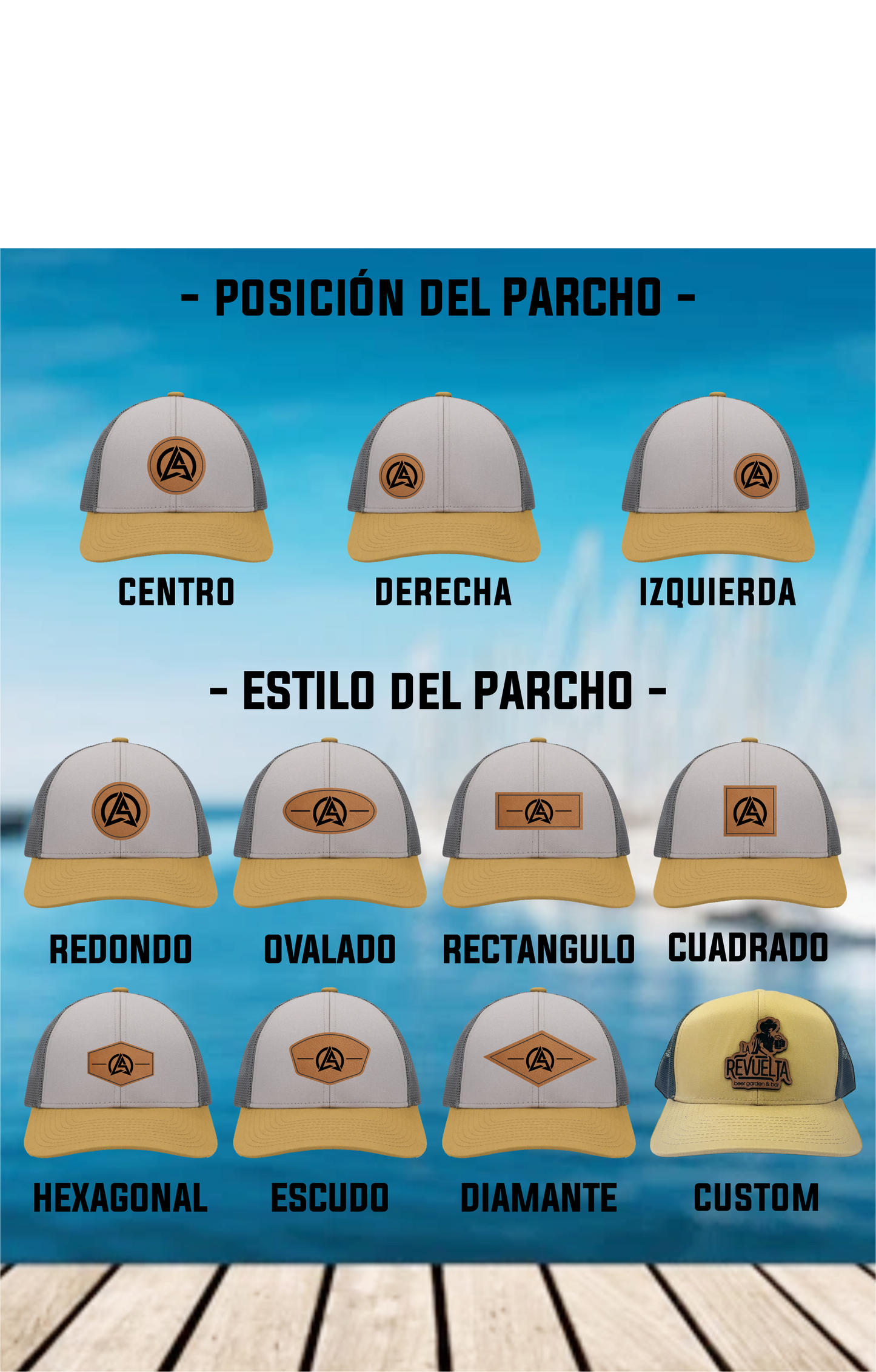 Gorra Trucker Perfil Medio 104C